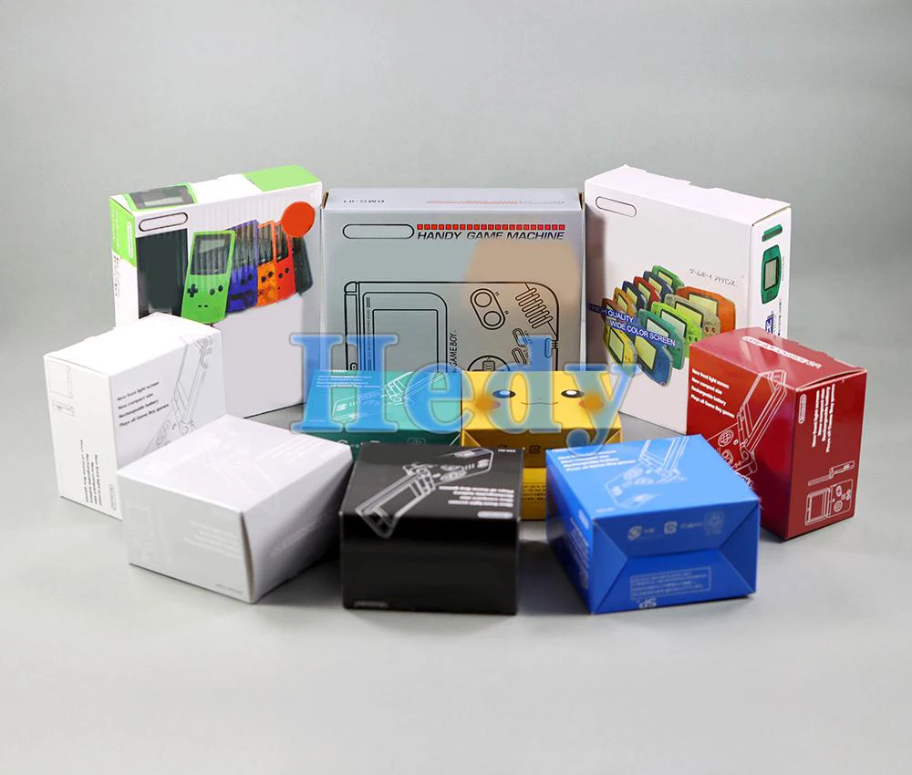 1PC For GBA/GBC/GBA SP/GB DMG Game Console New Packing Box Carton for Gameboy Advance New Packaging protect box