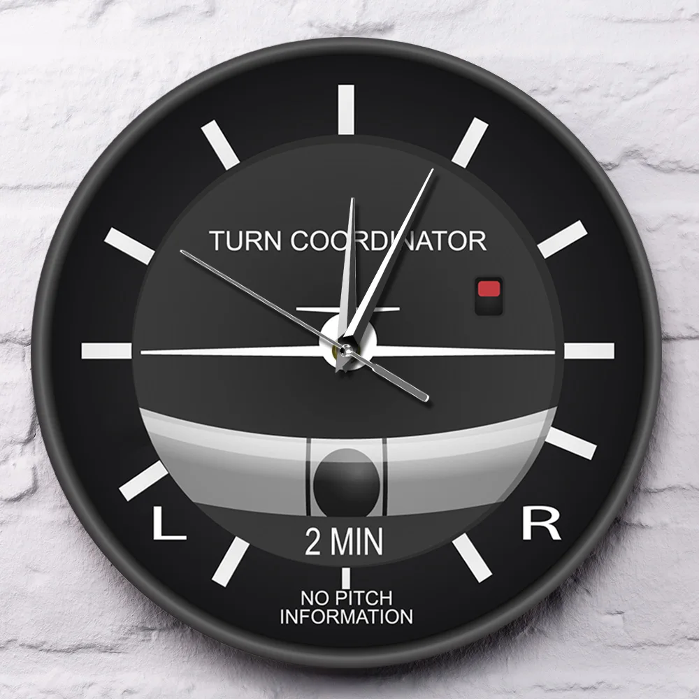 山のピットスタイルの顔のプリント壁時計航空クラシックミュート非戦術的な時計静かな期間の飛行機愛好家パイロットギフト