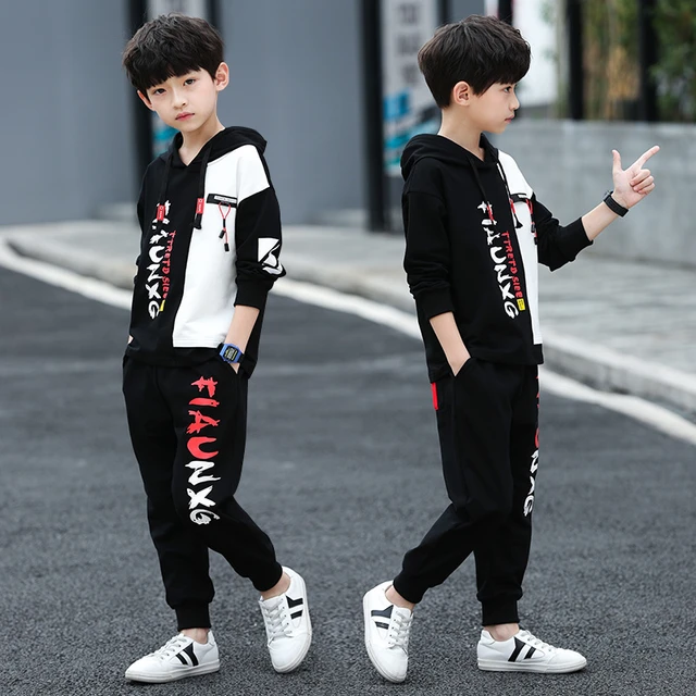 2024 ragazzi vestiti Set felpa pantaloni tute inverno autunno bambini tuta sportiva abbigliamento per bambini 4 5 7 8 a 9 10 11 12 13 anni