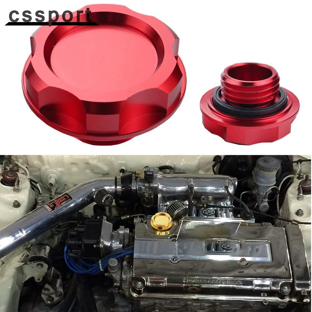 Car Modified Tank Covers For Honda Civic Fit High Temperature High Pressure-resistant Oil Cap Fuel Filter Fuel Cap