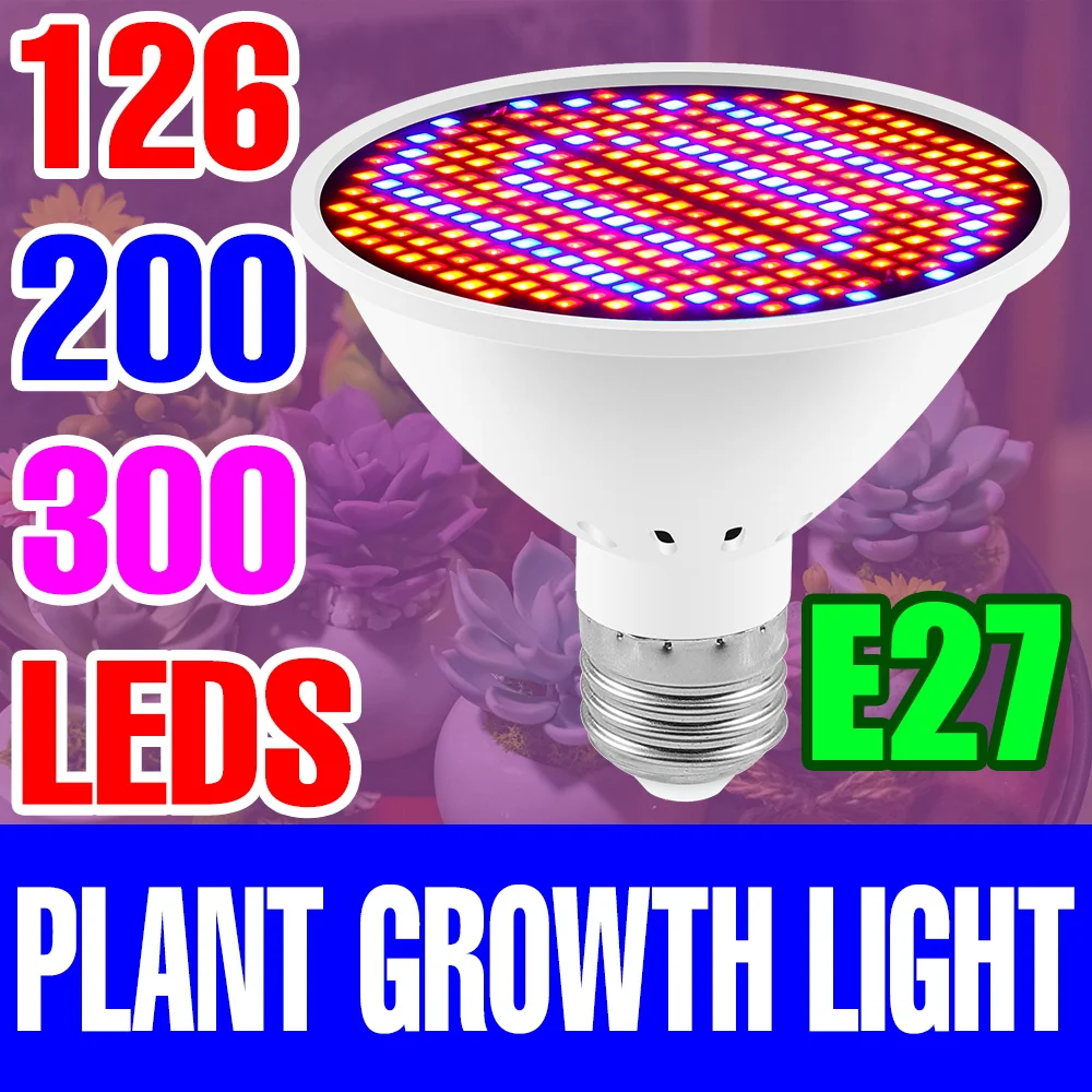 Lámpara Led para cultivo hidropónico, luz E27 para plantas, E14, GU5.3, Phytolamp, iluminación de flores, 3W, 5W, 7W, 15W, 20W, GU10, B22