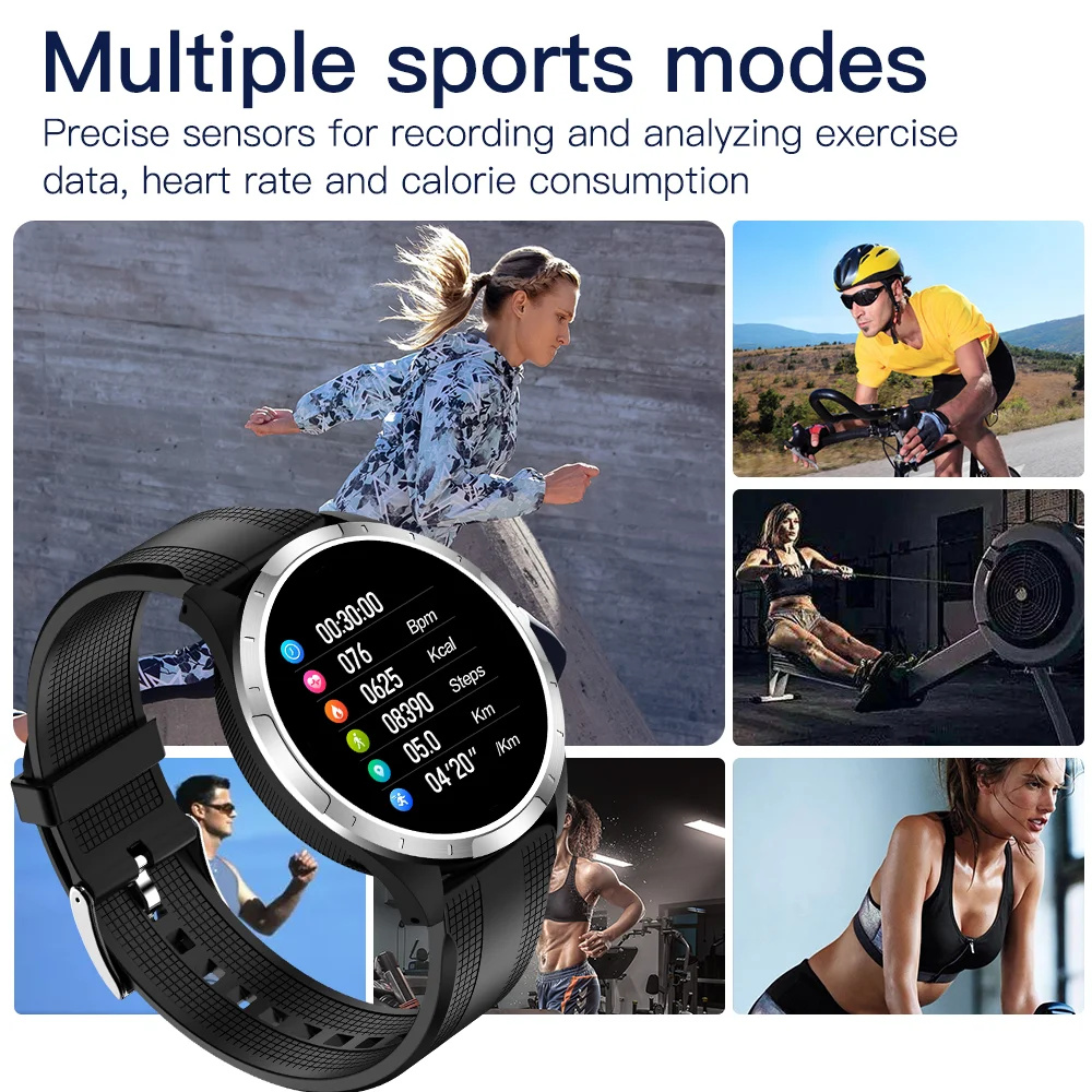 JingTider X3 ECG PPG HRV Smart Watch Heart Rate Blood Pressure SPO2 Monitoring Smart Bracelet IP67 Wateproof Wristbands Weather