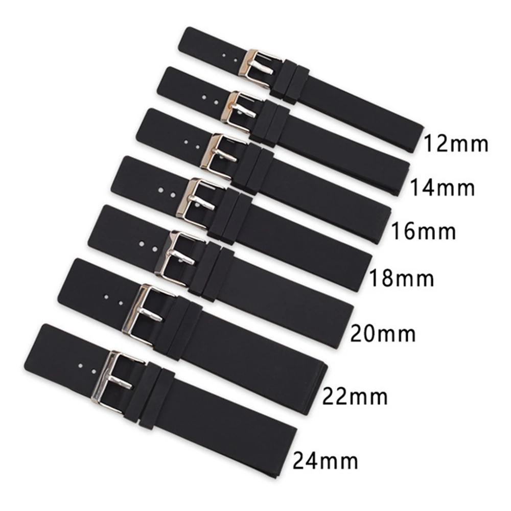 12mm 14mm 16mm 18mm 20mm 22mm 24mm Quick Release Straps For Samsung Galaxy Watch 3 41mm 45mm Galaxy 4 Silicone Universal Band