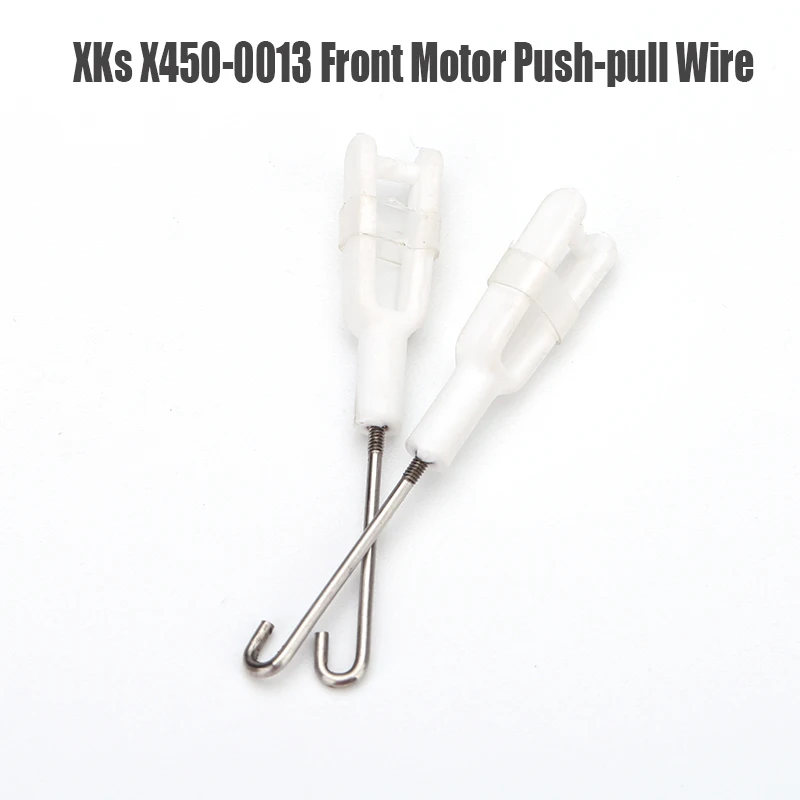 WLtoys XKS X450-0013 RC Glider Plane Original Spare Parts Front Motor Push Pull Steel Wire Kits 2pcs/set