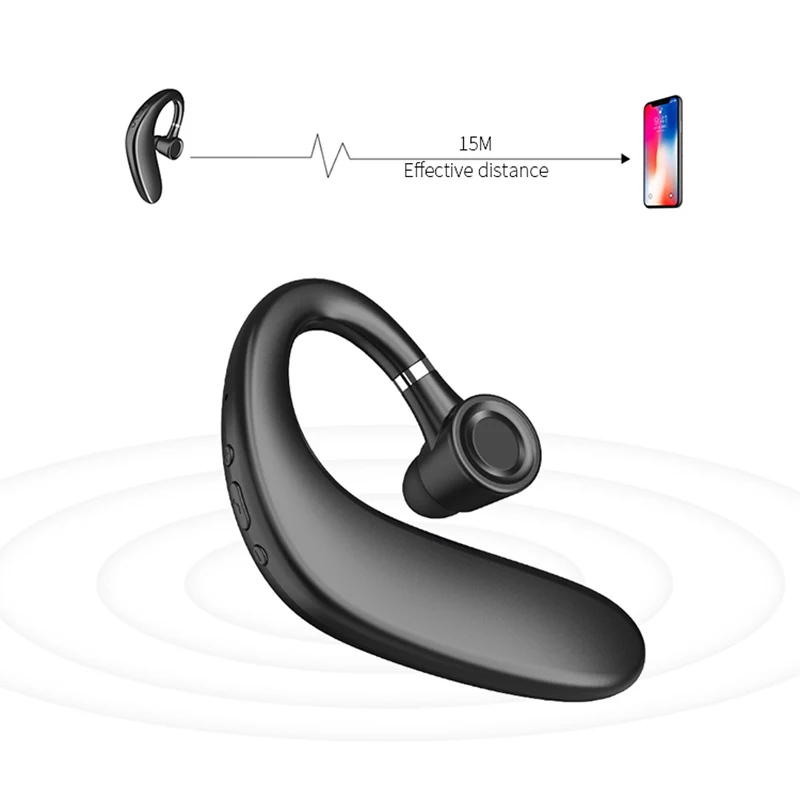 

Unilateral Hanging Ear Wireless Bluetooth-compatible Headset Microphone Bluetooth Stereo Headset with Sports Headset Business