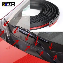 Car Front Windshield Rubber Seal Strip, Auto-adesivo Selagem Strip para carros