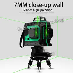 12 linee Green Light Auto linee e punti Laser Level 360 strumenti di costruzione Lazer impermeabile Herramientas Para Construccion