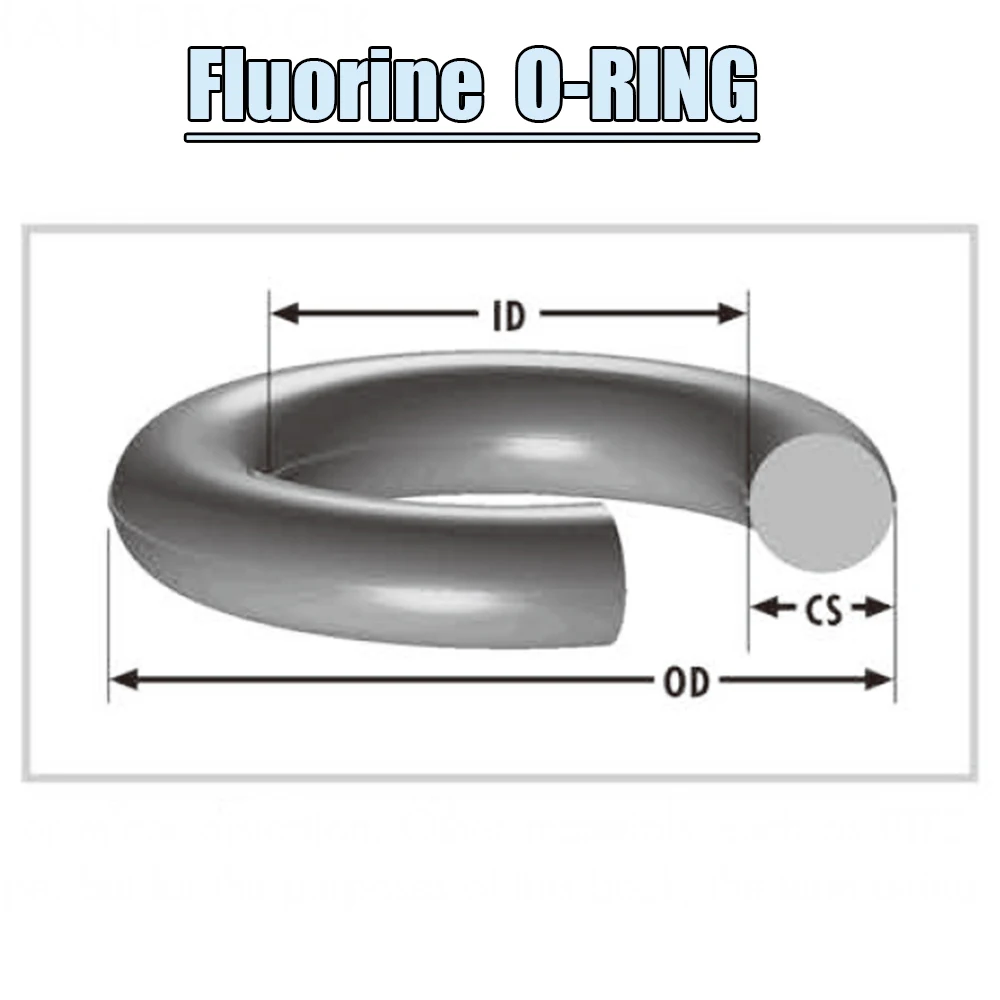 CS3.1mm FKM Rubber O RING OD 78/80/82/86/88/90/92/95/98*3.1 mm 50PCS O-Ring Fluorine Gasket Oil seal Green ORing