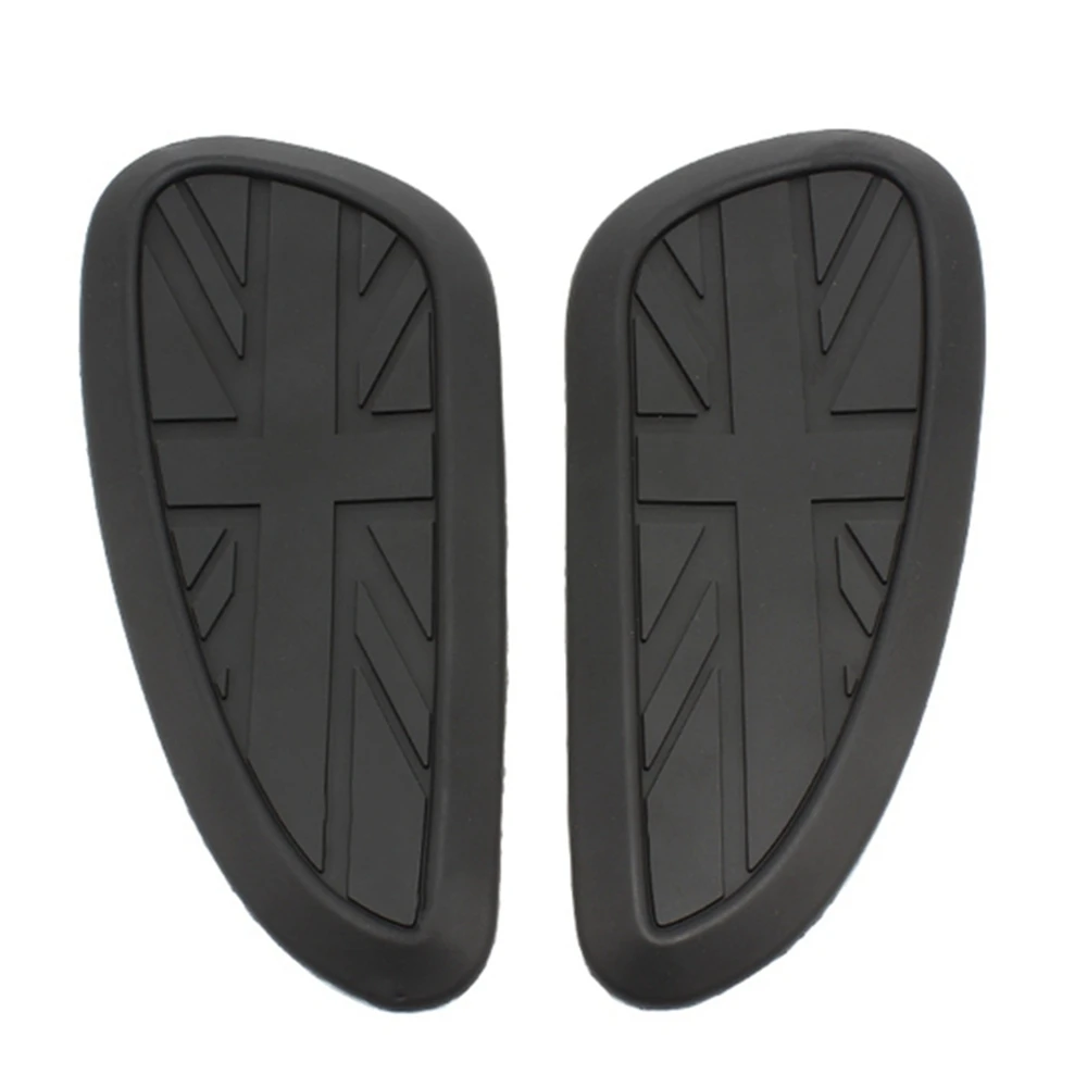 For Triumph T120 T100 Universal RetroTank Pad Gas Tank Traction Pads Fuel Tank Grips Side Stickers Knee Grips Protector Decal