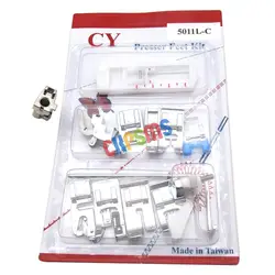 #5011L-C+NEW STYLE Adaptor 0083687000 11 PCS presser feet ATTACHMENTS FIT FOR BERNINA NEW STYLE Machines