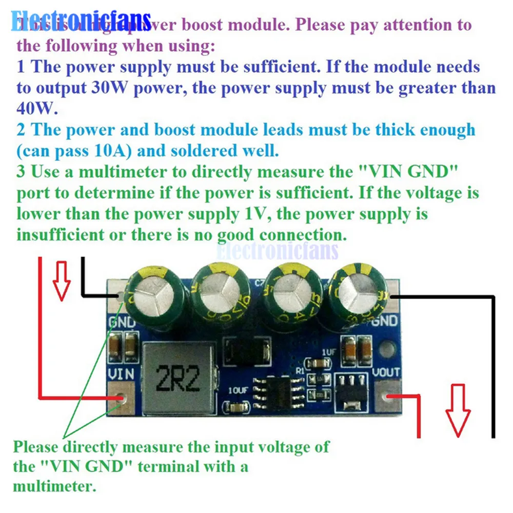 60W DC-DC 3.7V-18V a 5V 6V 9V 12V 15V 19.5V aumenta l\'alimentazione elettrica Molude del convertitore del bordo di spinta per l\'automobile della