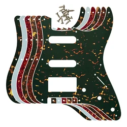 Fei Man Guitar Parts For US 57 Year,8 Screw Holes,Strat Guitar Pickguard With Bridge PAF Humbucker Single HSS Scratch Plate