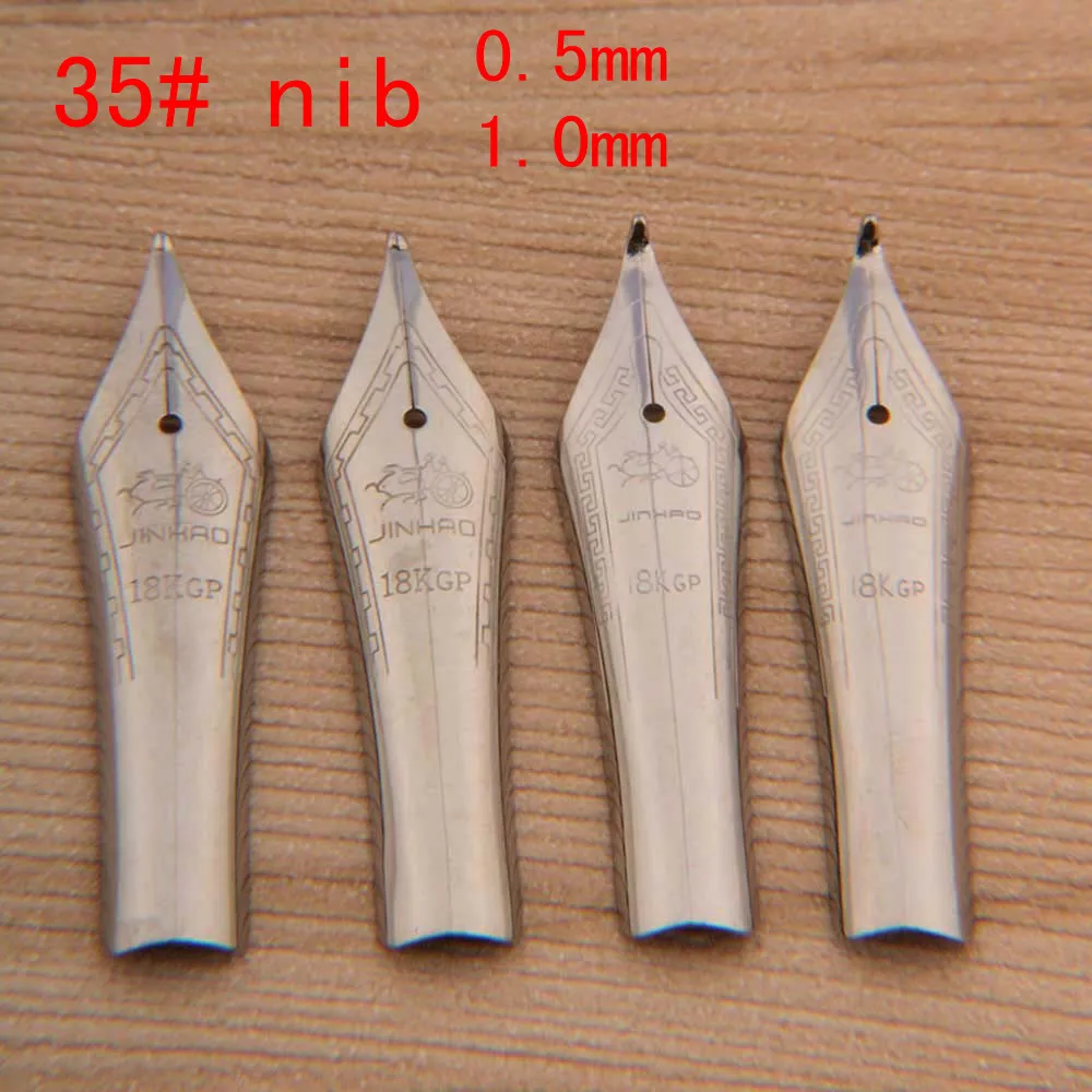 Jinhao-pluma estilográfica X750 159, 0,5mm, 1,0mm, tamaño estándar, 35 plumín, 2 unidades