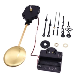 DIY Quartz Pendulum Trigger Silent Clock Movement Mechanism with Music Box Movement Chime Wall Clock Repair Tools Parts