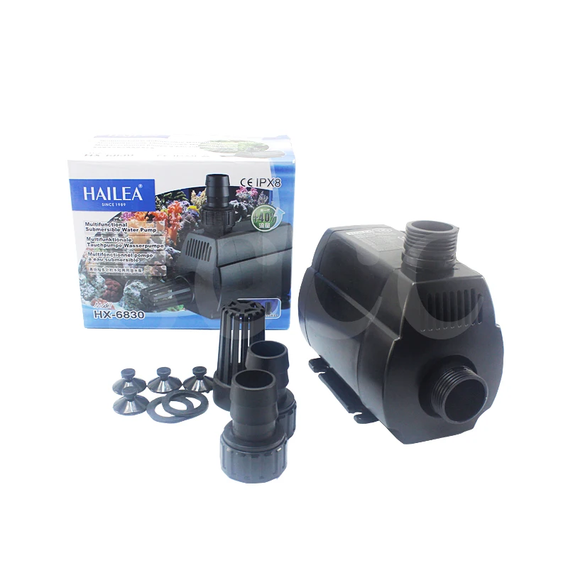 Hailea HX 6830 6840 6850 Fish tank and aquarium circulating submersible pump fish pond rockery waterfall amphibious water pump