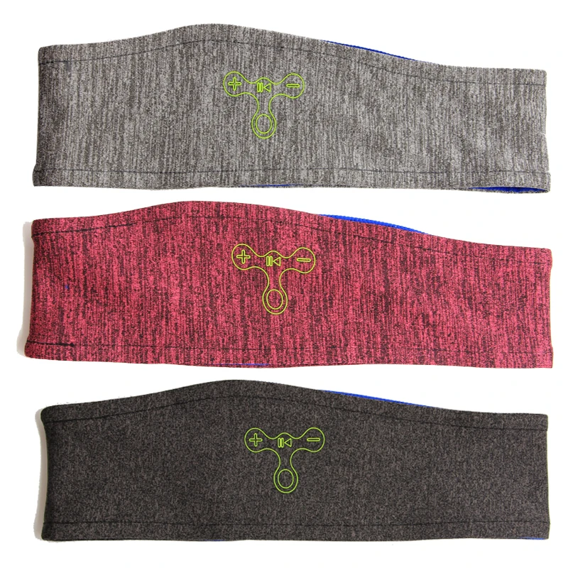 Bluetooth Sports Headphones Wireless Stereo Music Headset Outdoor Running Headband Headkerchief with Microphone for Yoga Riding