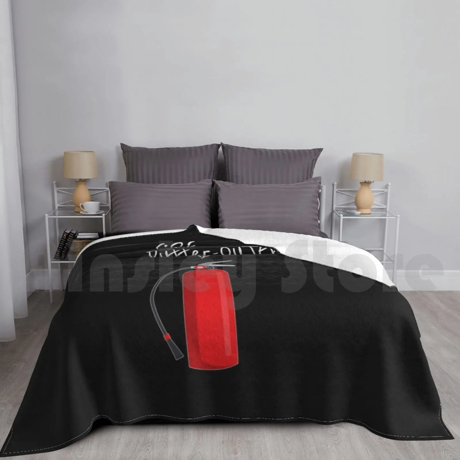 Fire Putter Outer Fire Extinguisher Blanket Fashion Custom Fire Department Best Firefighter Fireman