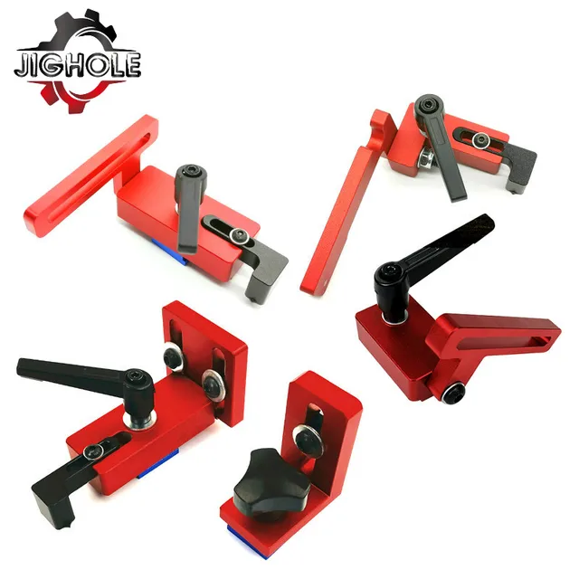 Obróbka drewna T Slot Stopper Miter Gauge Złącze ogrodzeniowe Aluminiowy blok ukośny Stół piły Wsporniki przesuwne Ogranicznik жолона