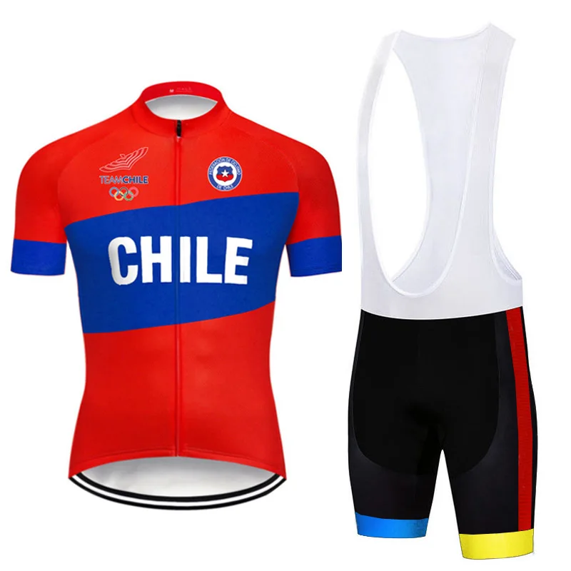 

2022 Chile Sport Cycling Jersey Set Suit Bike Short Shirt Sportswear Pro MTB Ropa Ciclismo Summer Maillot Bottoms Pant Clothing