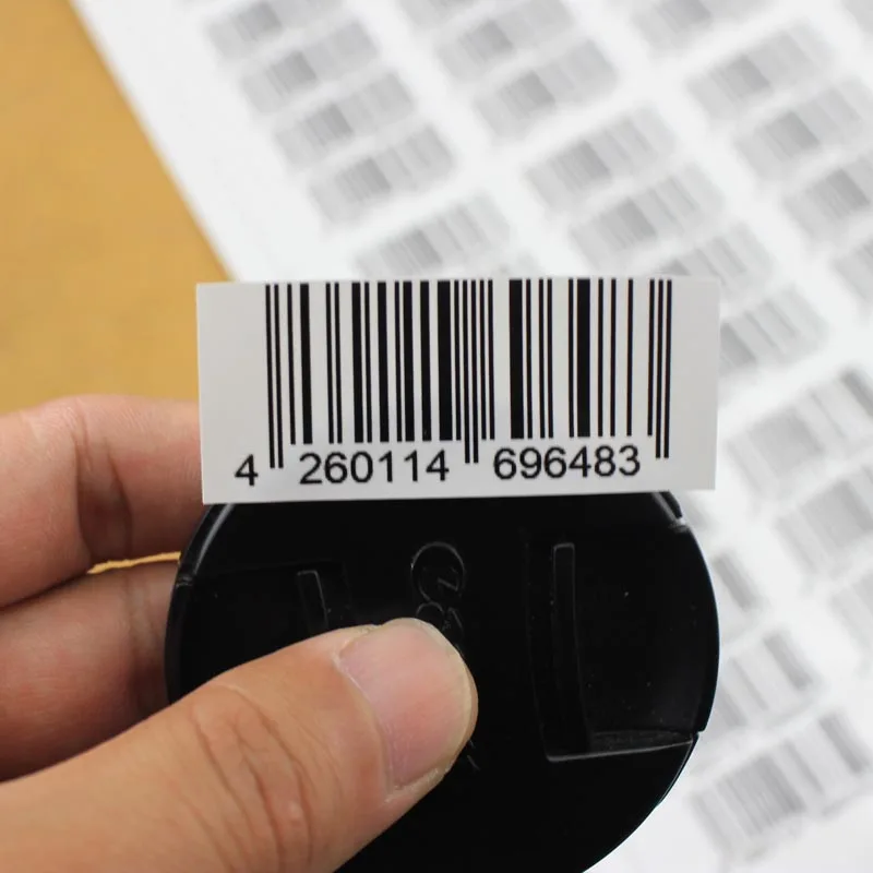 

Ultra Destructible Barcode Serial Number Sticker Labels,Warranty Eggshell Paper Security Asset ID Tracing Stickers