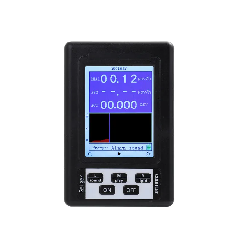 New Professional Portable Digital Display Nuclear Radiation Detector Geiger Counter Semi-functional Type Dosimeter Marble Tester