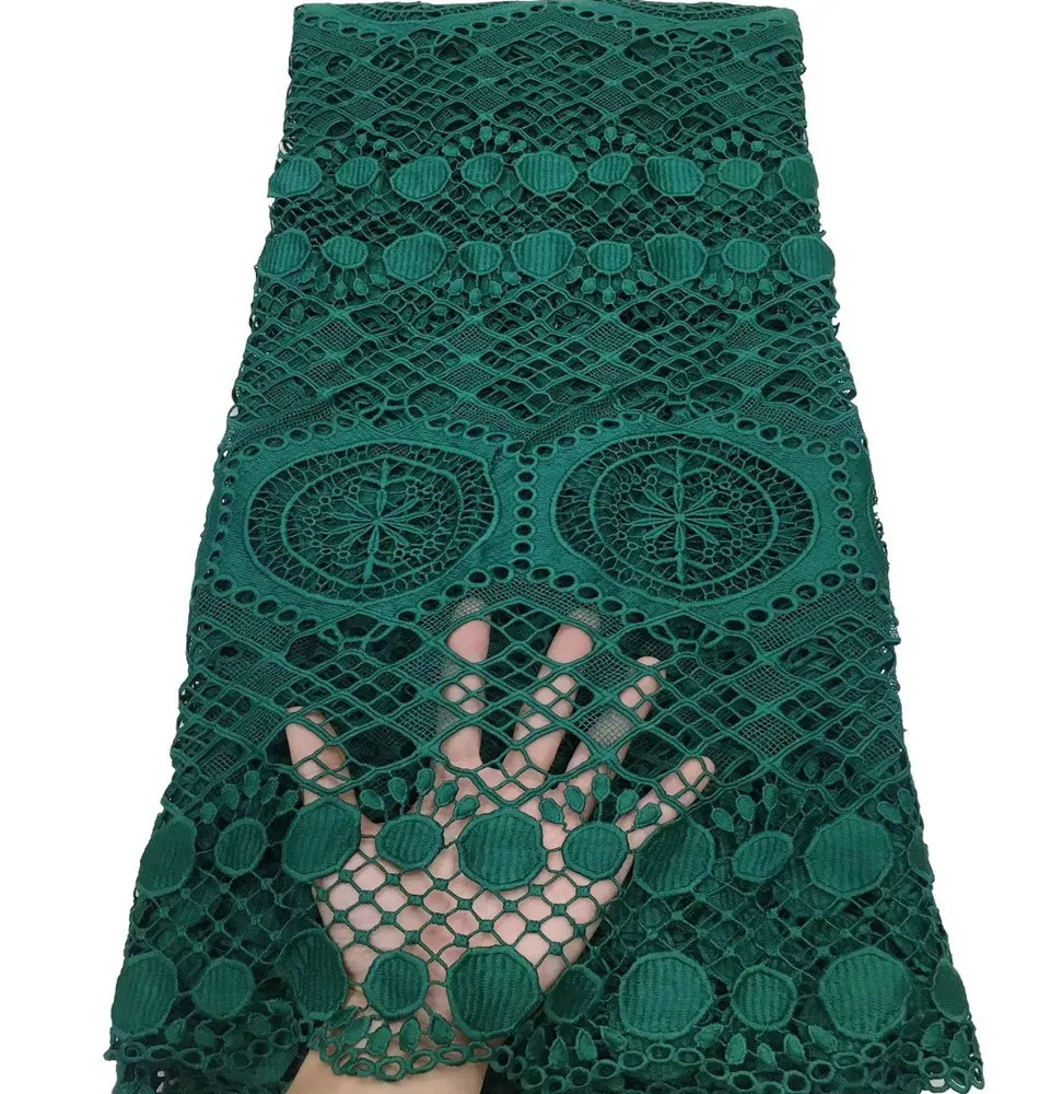 Tela de encaje de lentejuelas para boda, tejido de encaje africano de alta calidad, TS9357