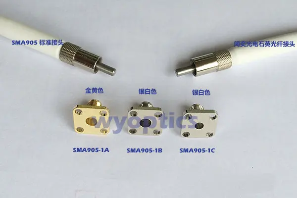 SMA905 gniazdo SMA Adapter kołnierzowy interfejs gniazdo żeńskie gniazdo instrumentu urządzenie optyczne otwór