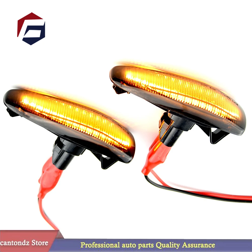 Indicatore laterale LED Indicatore di direzione dinamico Lampeggiante per Mitsubishi Lancer Evolution Evo X Outlander Sport RVR ASX Mirage 2014+