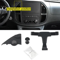 LHD! For Mercedes-Benz Vito W447 2016 2017 2018 2019 Car Dashboard Mount Cell Phone Adjustable Smartphone Holder Phone Cradle