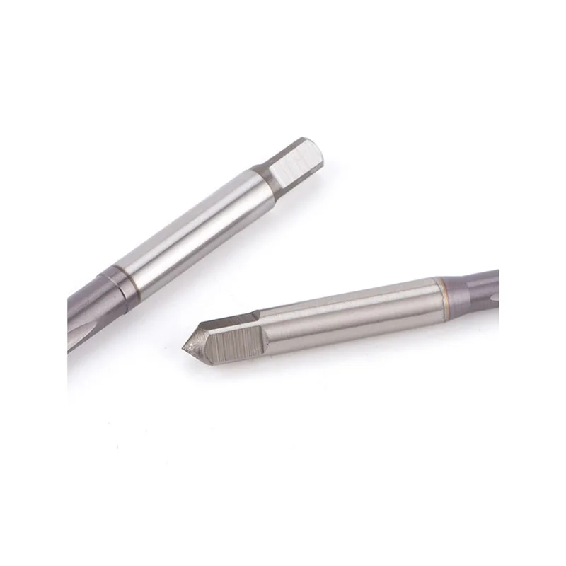 Grifo de acero inoxidable con ranura recta, punta de tornillo, cono de grifo M2M3M4M5M6M8M12