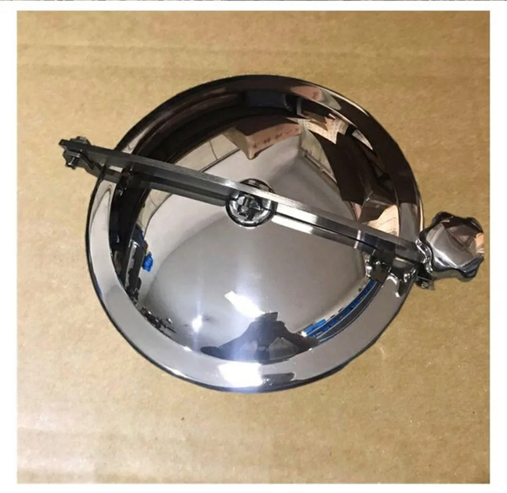 

DN250 Sanitary Round Tank Non-Pressure Manhole Cover Stainless Steel