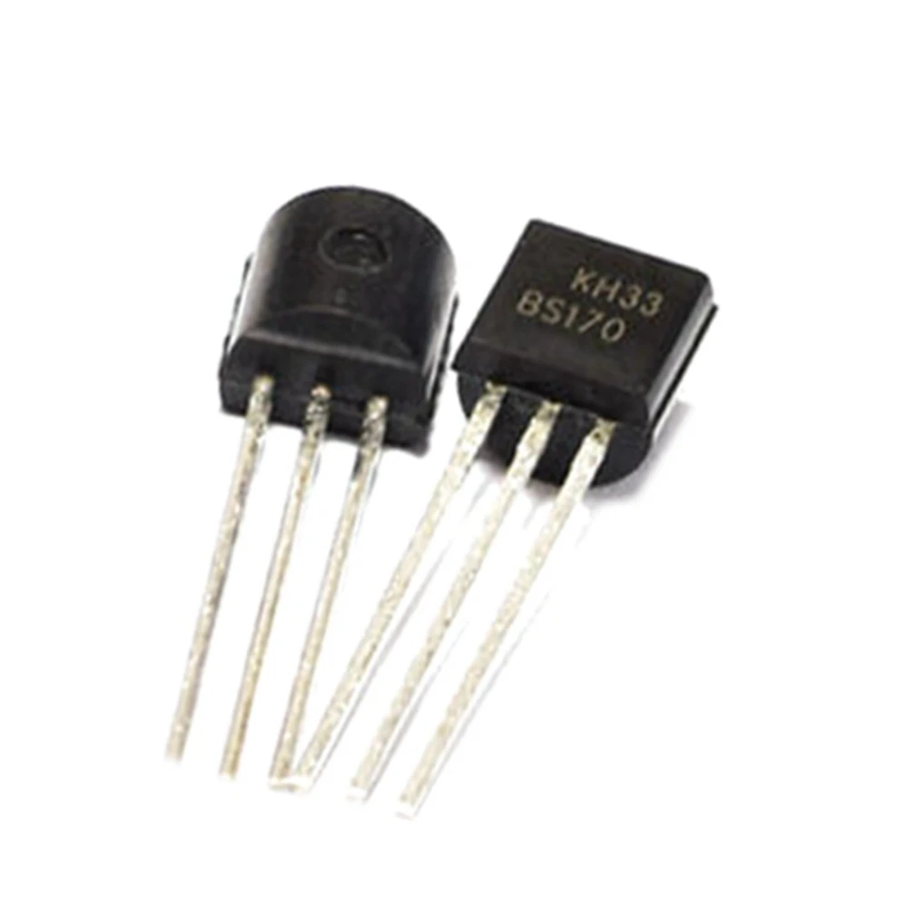 20pcs BS170 170 MOSFET N-Channel 60V 50mA TO-92 0.5A / 600V FET TO92 New triode transistor