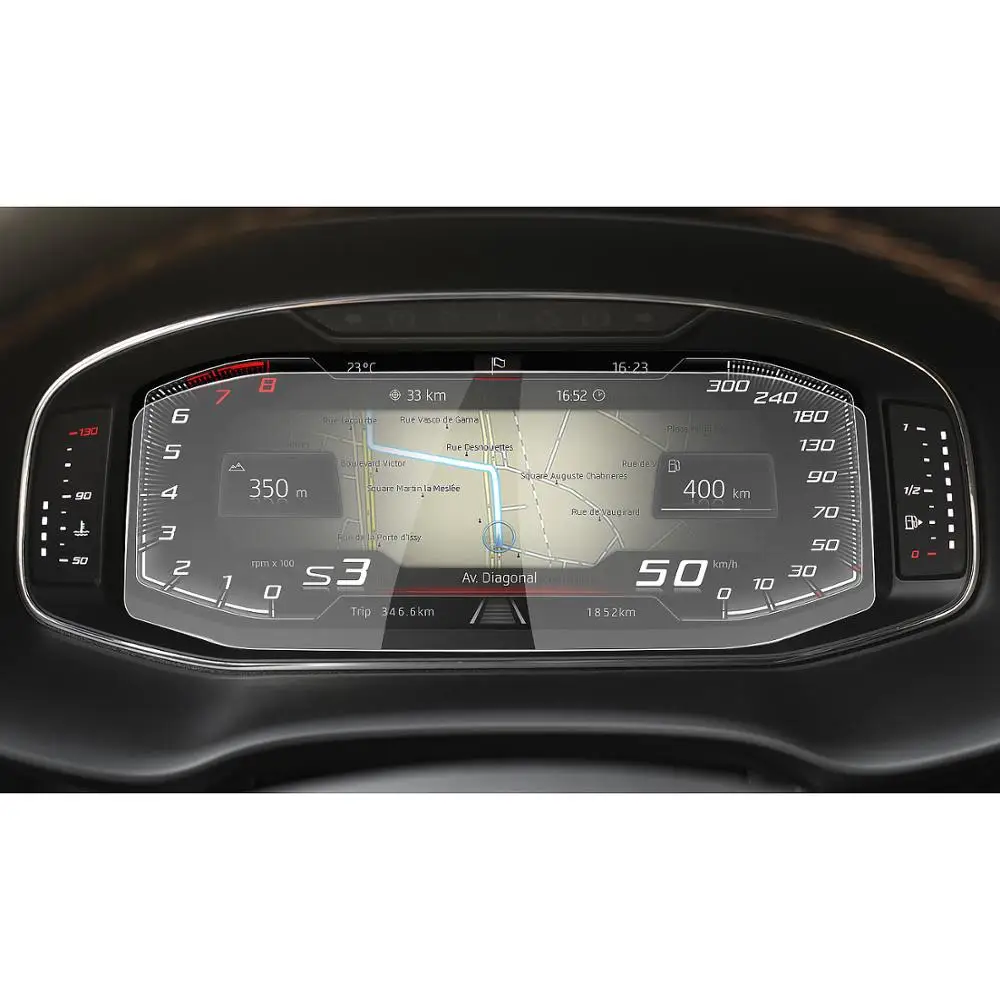 RUIYA pellicola salvaschermo per Auto per CUPRA Ateca / Tarraco / Arona / Ibiza 2019-2022 schermo LCD per strumenti accessori interni Auto