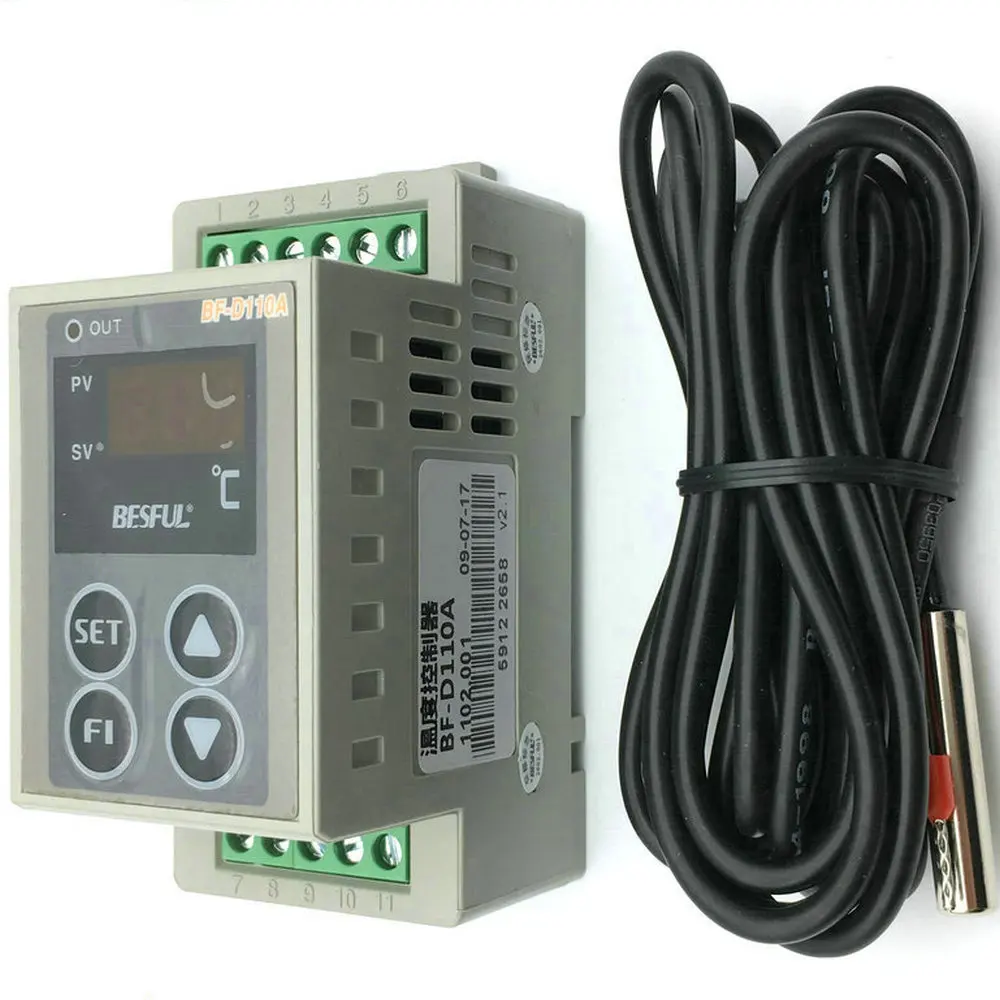 BF-D110A Single-channel Temperature Controller Cooling and Heating Solar Rail Thermostat