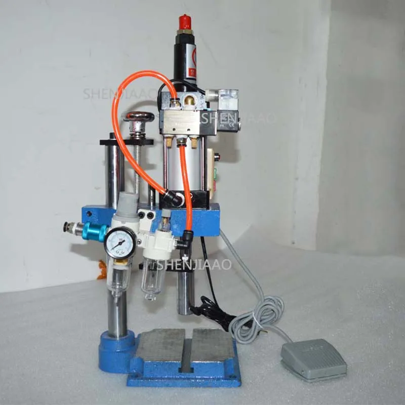 Single column pneumatic press JNA63 pneumatic punching machine small adjustable force 200KG pneumatic punch 110/220V 1PC