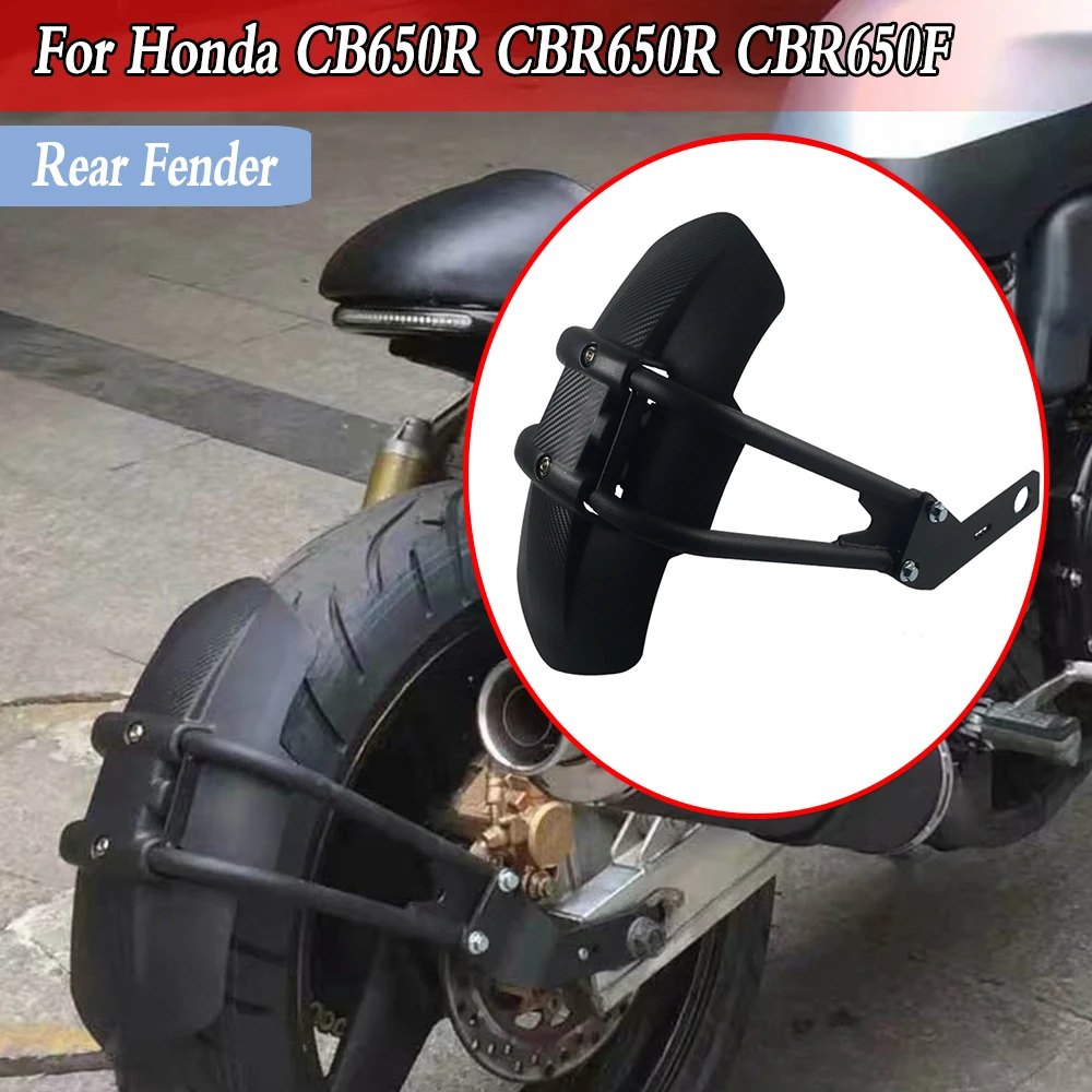 

For Honda CB650R CBR650R CBR650F CBR 650F Motorcycle Accessories Rear Fender Mudguard Mudflap Hugger Guard Cover 2018-2023