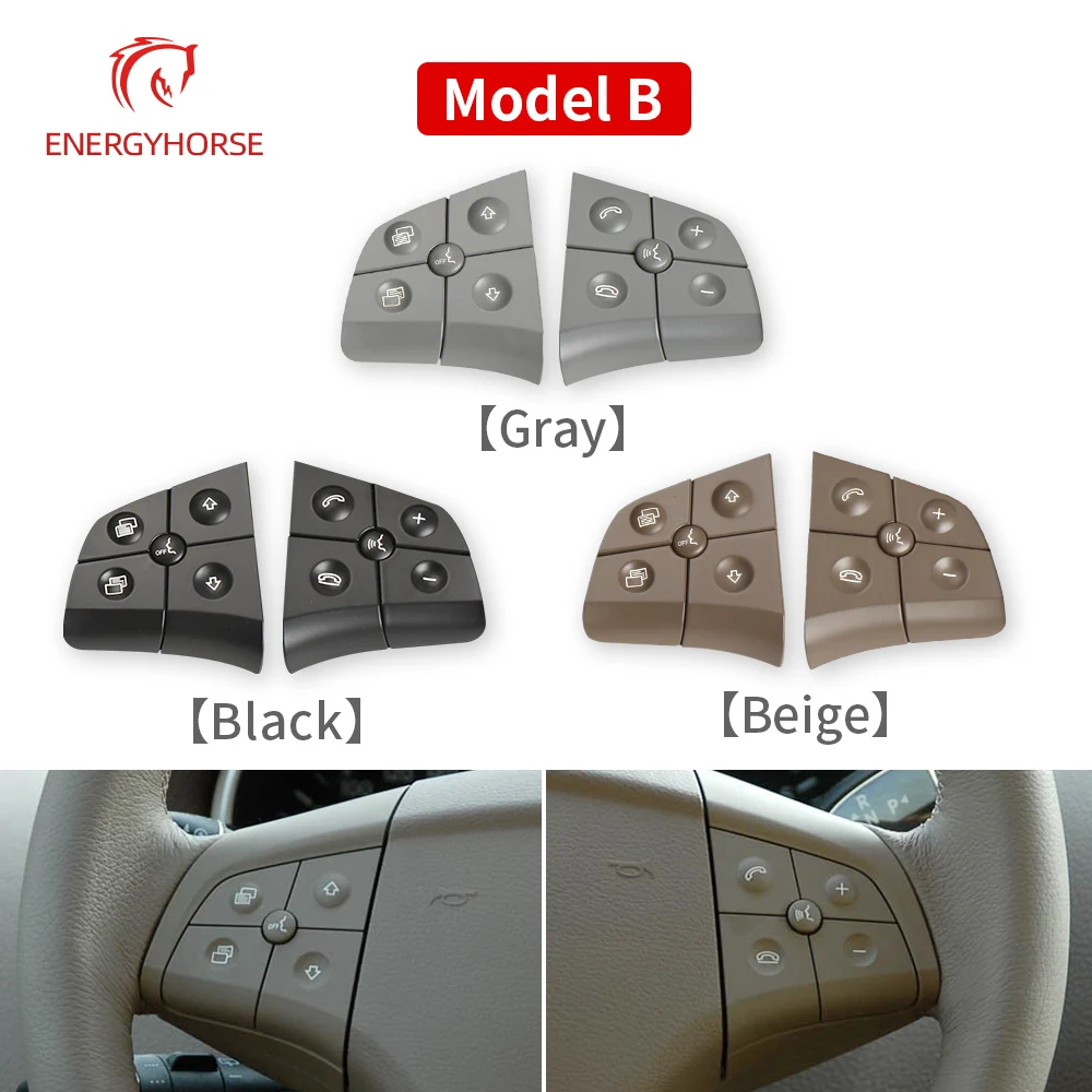 

Steering Wheel Switch Control Buttons Car Multi-function Keys For Mercedes Benz GL ML R B Class W164 W245 W251 1648207910