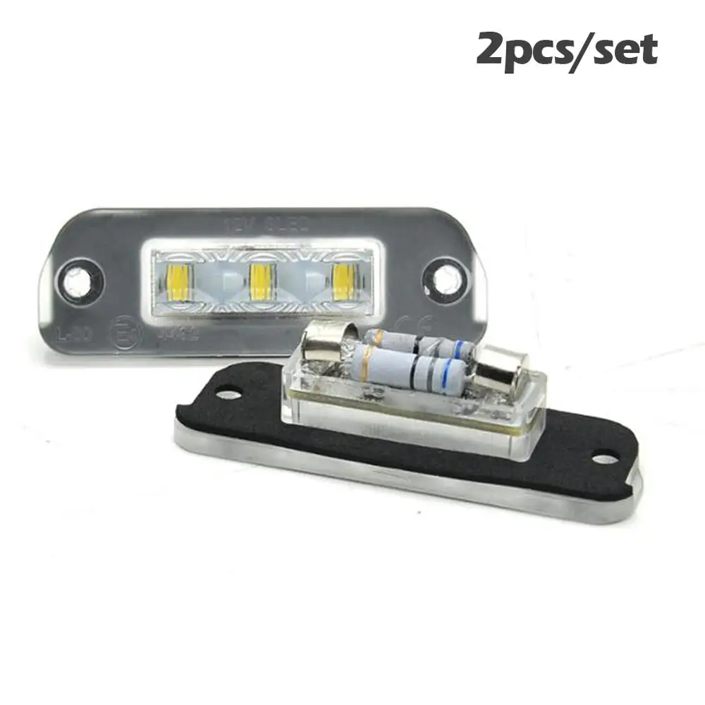 For Benz R-Class W251 ML-Class W164 GL-Class X164  Car Rear white LED license plate light number plate lamp