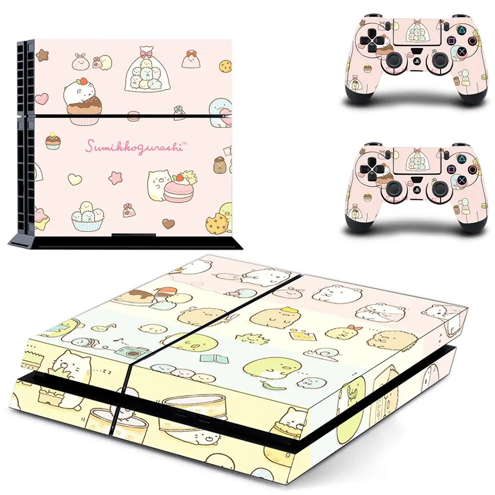 Sumikko Gurashi PS4 Stickers Play station 4 Skin Sticker Decal Cover For PlayStation 4 PS4 Console & Controller Skins Vinyl