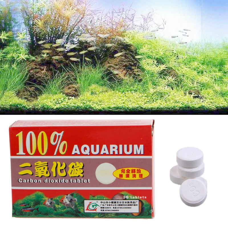 Co2 Tablets Aquarium Plants 36 Tabs Providing Same Function and Effect as Bottled Gas Co2 Easy to Use