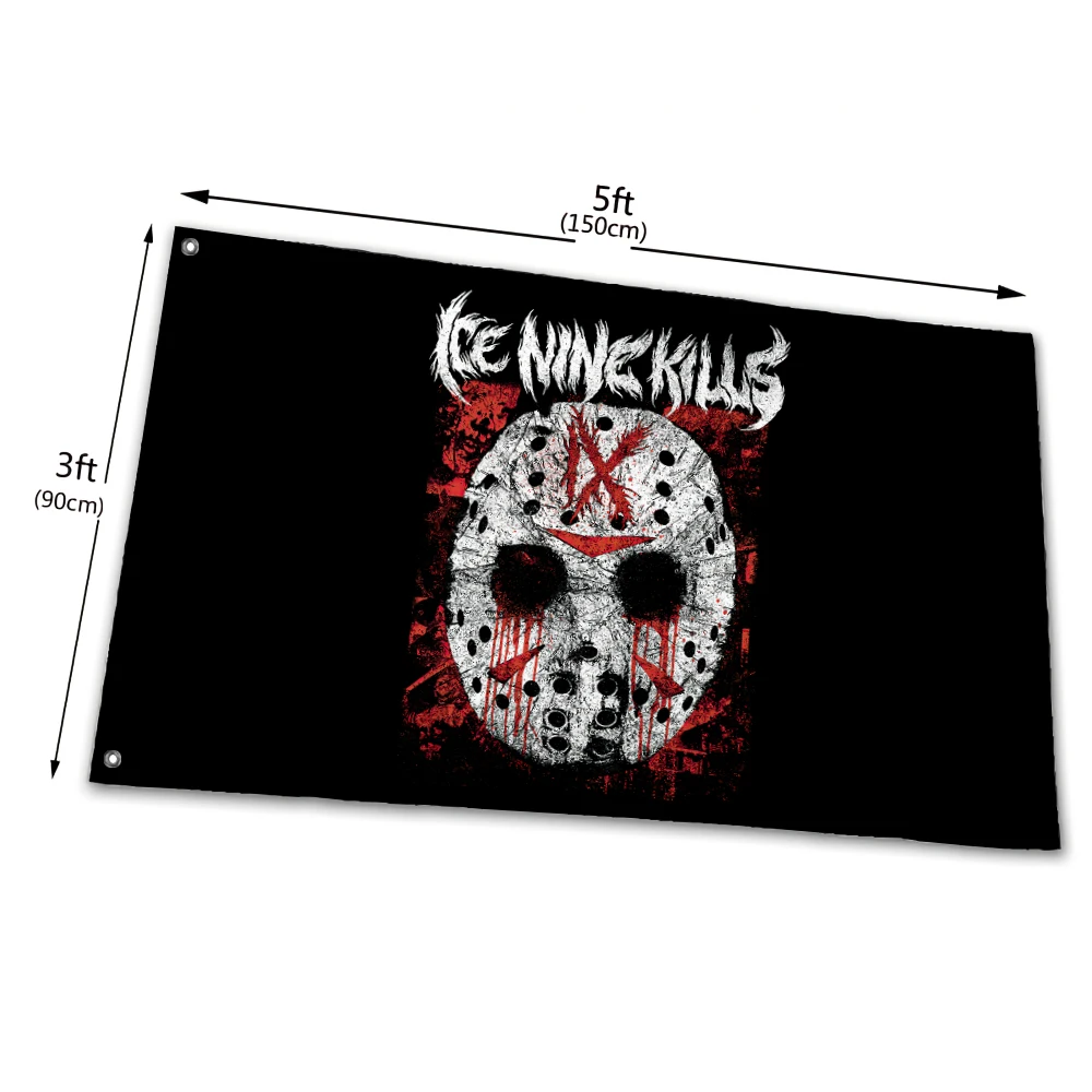 Freddy Vs.Jason Banner Flag 90*150cm 120*180cm Indoor Outdoor Decoration Size Pattern Custom Flags