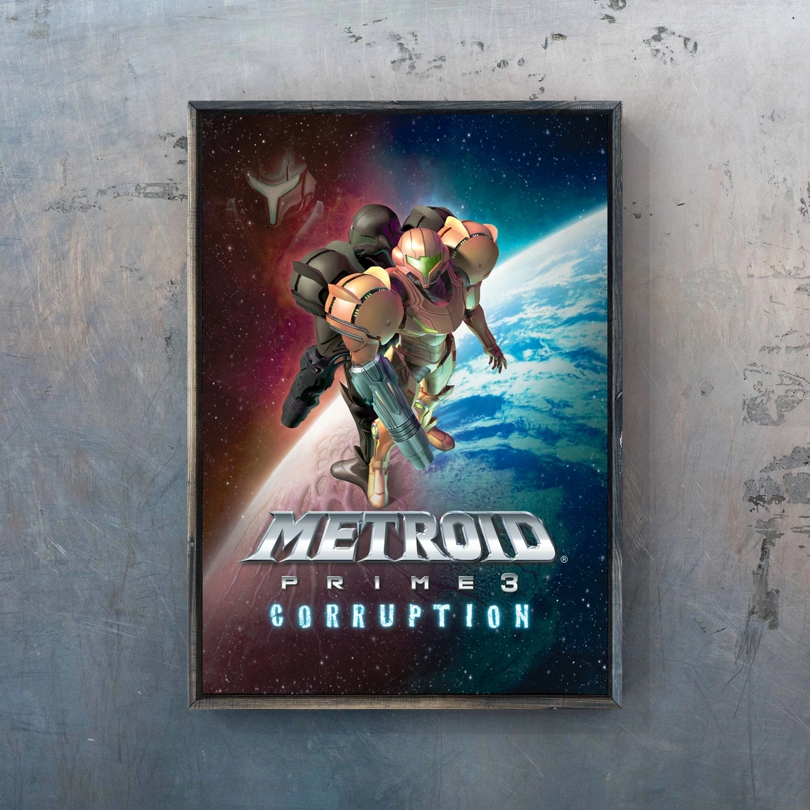 Super Metroid Game Poster PC,PS4,Exclusive Role-playing RPG Classic Game Canvas Custom Poster Alternative Artwork Gift