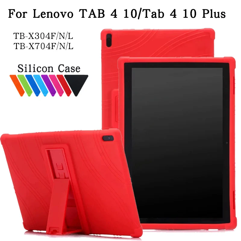 Silicon cover case For Lenovo Tab 4 10 Plus TB-X704F/N Tab 4 10 TB-X304L TB-X304F/N 10.1