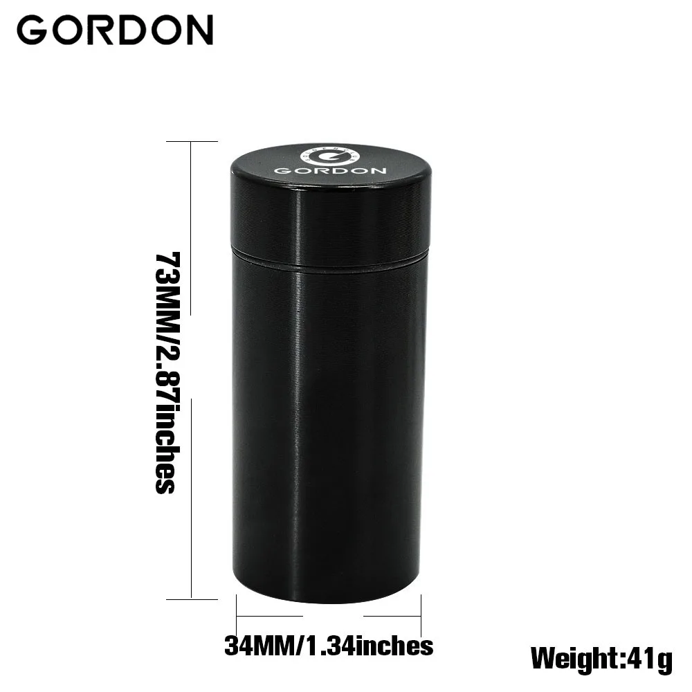 GORDON DIY Smell Proof Aluminum Stash Jar Box Mini Fashion Metal Storage Container Accessories