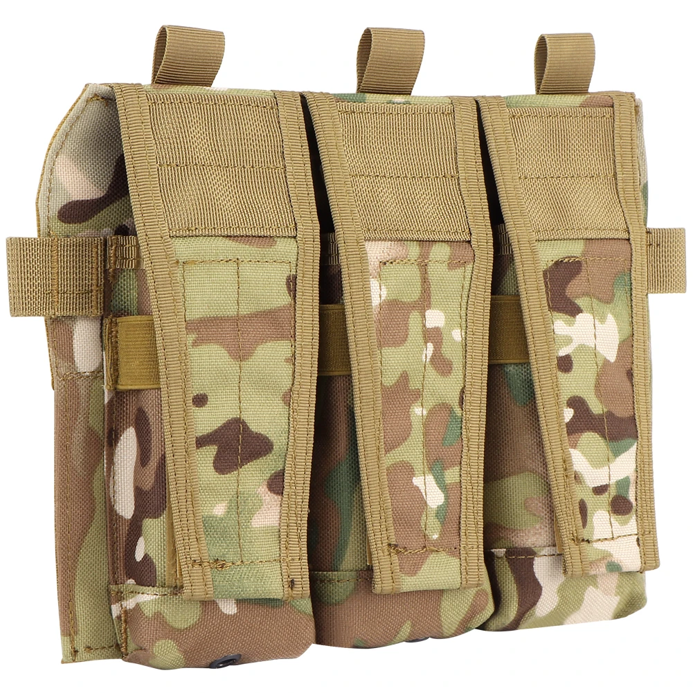 

AVS JPC 2.0 Tactical Vest MOLLE Triple Pouch M4 5.56 Magazine Front Detatchable 1000D Nylon Army Hunting Airsoft Accessories