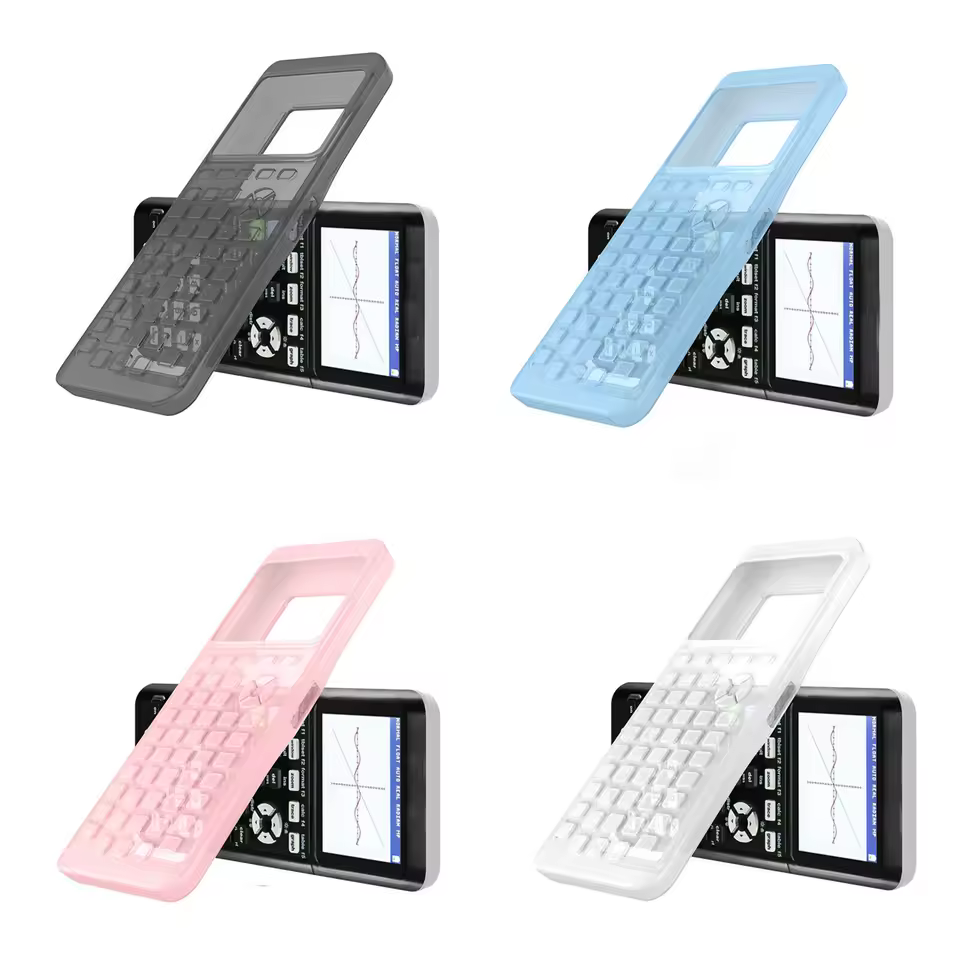 White/Pink/Black/Blue Optional Silicone Case Cover Skin For Texas Instruments TI-84 Plus CE Graphing Calculator - AliExpress 44