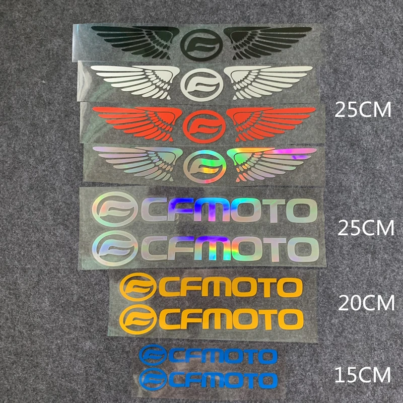 Pegatina de reacondicionamiento de motocicleta, calcomanías impermeables reflectantes decorativas para coche, adecuado para CFMOTO