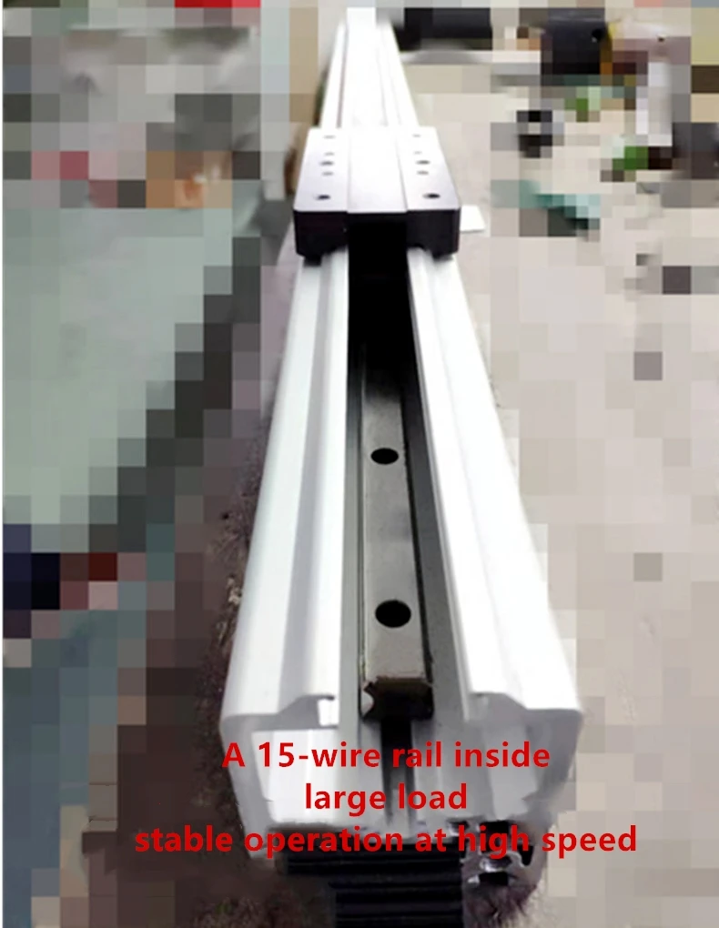 Imagem -06 - Tabela Linear da Corrediça da Correia Dentada Selada da Carga Pesada da Tabela Deslizante da Correia de Alta Velocidade do Módulo da Tabela Deslizante da Correia Dentada Mf60 para Nema 34