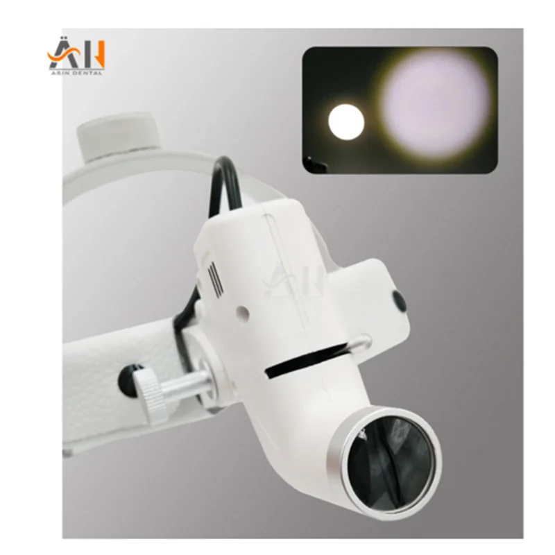 5W ENT Dental LED Head Light Lamp for Binocular Loupes Brightness Spot Ajustable Dental Lab Headlamp Surgical Headlight