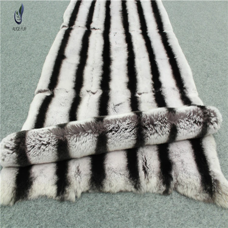 Factory Direct Supply Chinchilla Color Rex Rabbit Fur Plates